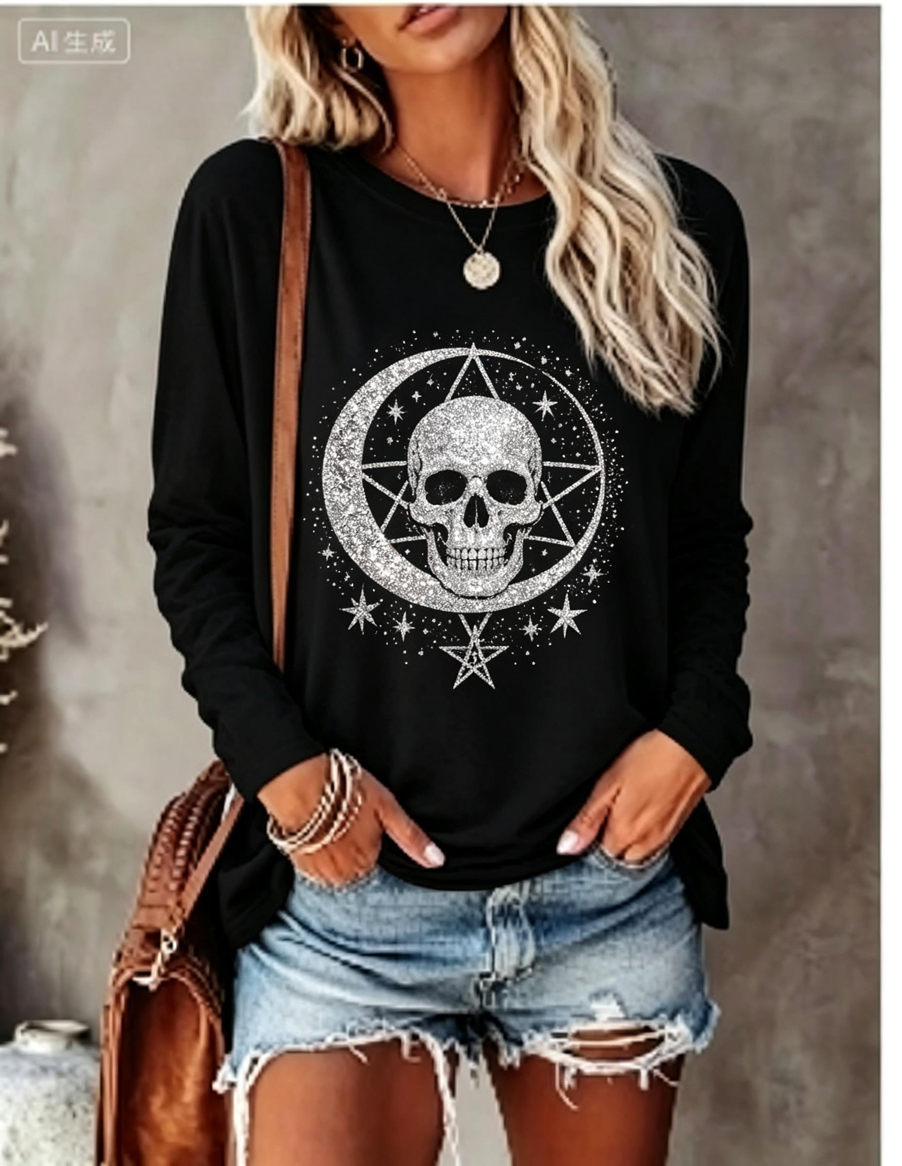 Women Long Sleeve T‑Shirt Simu - Winter Clothing For Women 评论和价格